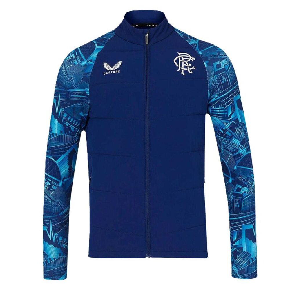 Castore Mens 2023/2024 Rangers FC Jacket / Blue Depth
